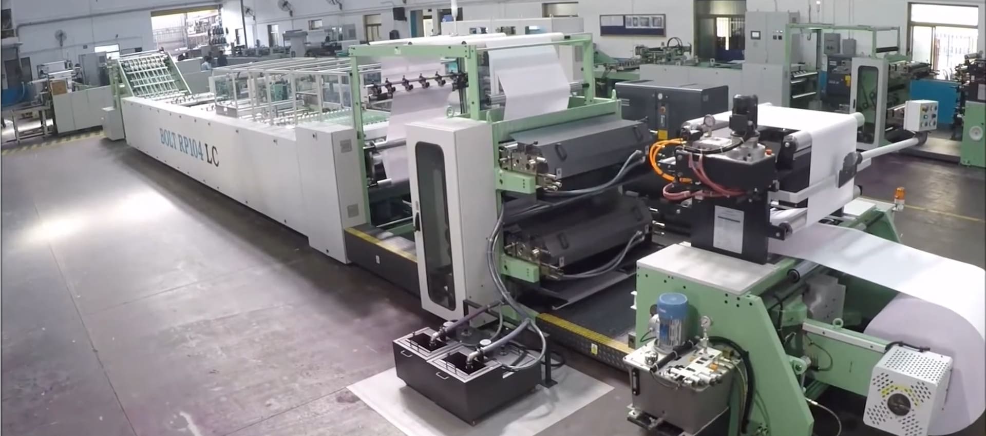 Automatic Exercise Book Machine from Reel to Pile Delivery Station